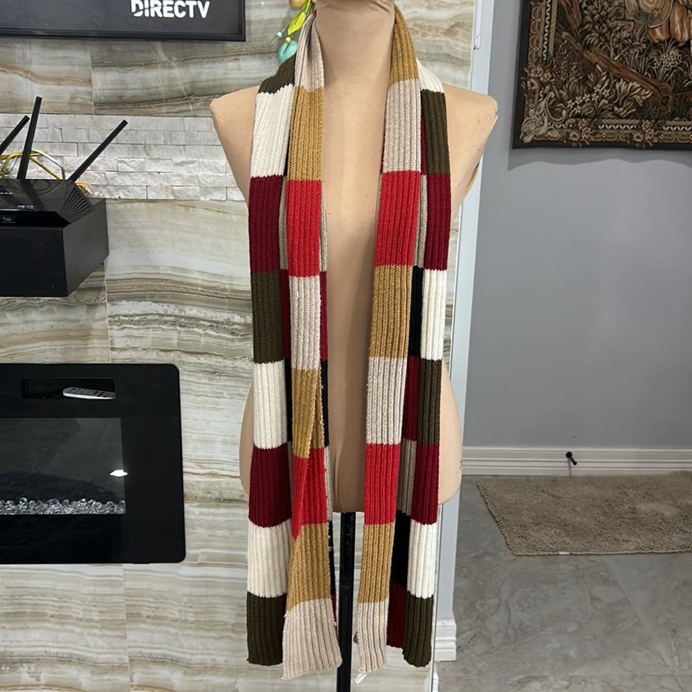 Patchwork Color Block Scarf - image 2